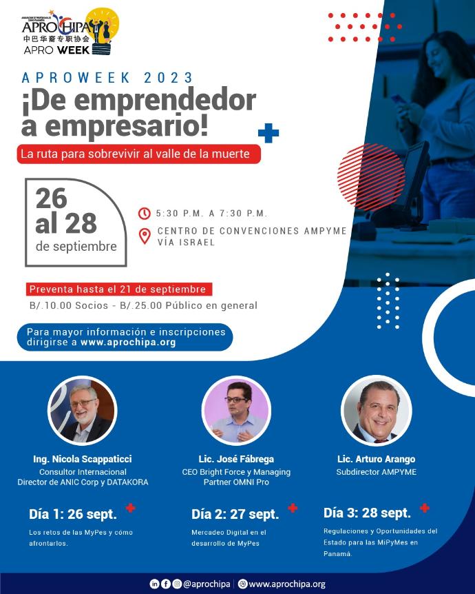 Aproweek De Emprendedor A Empresario Aprochipa